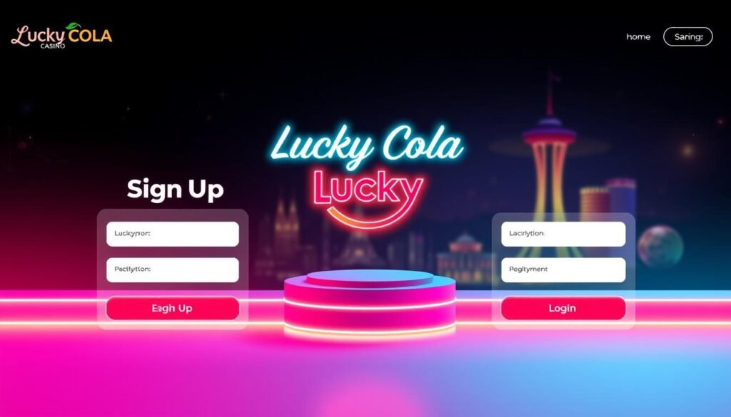 LuckyCola Casino Registration