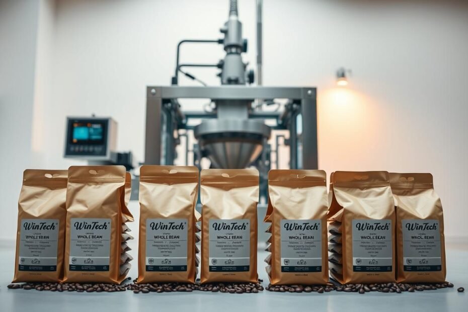 packaging of coffee beans